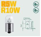 R5W / R10W Miniature Bulb